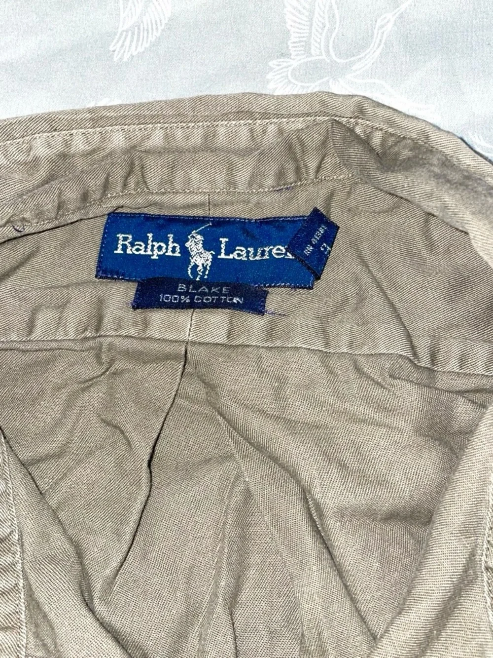Ralph Lauren Dark Tan Classic Button-Down Shirt